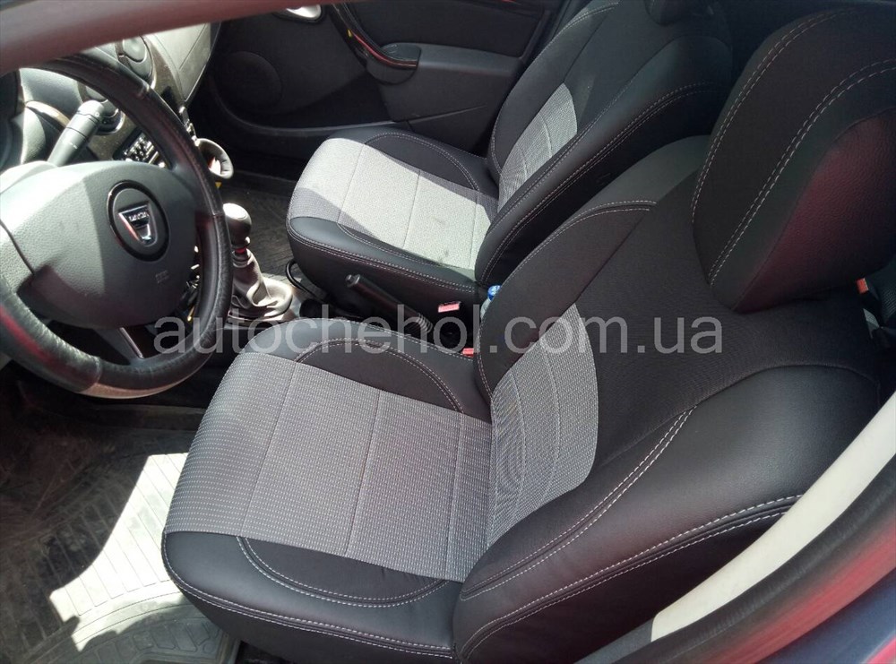 Качественные автомобильные чехлы на сиденья Renault Duster 2010-2016, Premium style