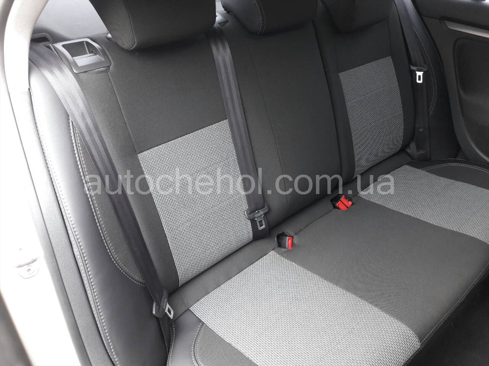 Качественные автомобильные чехлы на сиденья Volkswagen Jetta 2007, Premium style