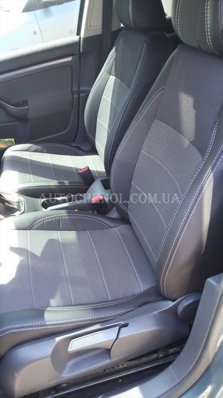 Качественные автомобильные чехлы на сиденья Volkswagen Jetta 2008, Premium style