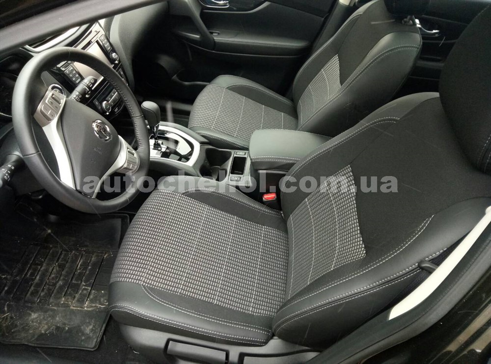 Качественные автомобильные чехлы на сиденья Nissan Xtrail T32, Premium style