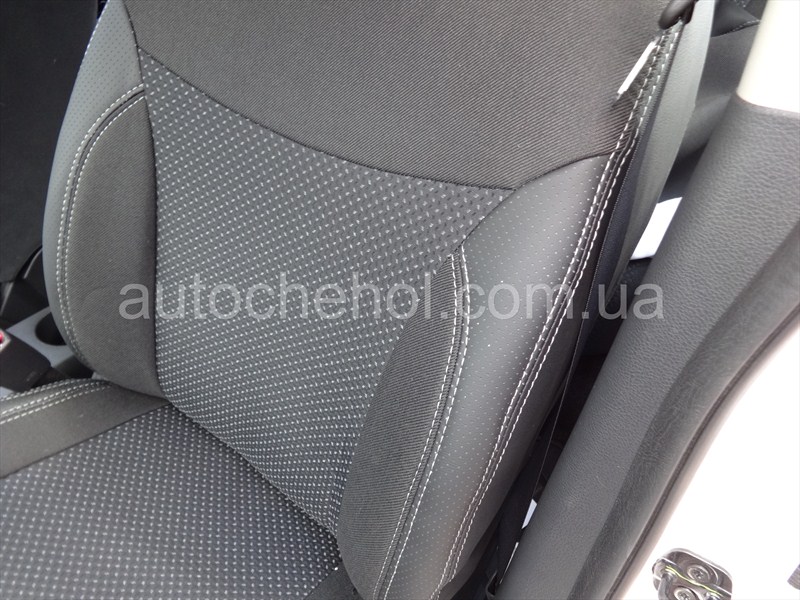 качественные серые автомобильные чехлы на Nissan Tiida 2007, mw-brothers, Premium Styl