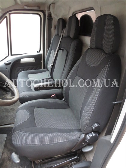 Авточехлы на сиденья Peugeot Boxer 1999 2004 1+1, Cobra