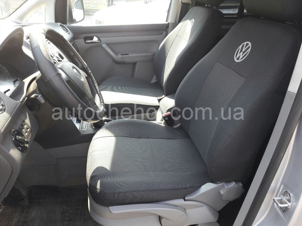 Серые чехлы на сиденья Volkswagen Caddy, Производитель Престиж
