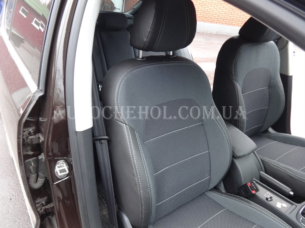 Качественные автомобильные чехлы на сиденья Skoda Octavia A5 2010 елегант, Premium style