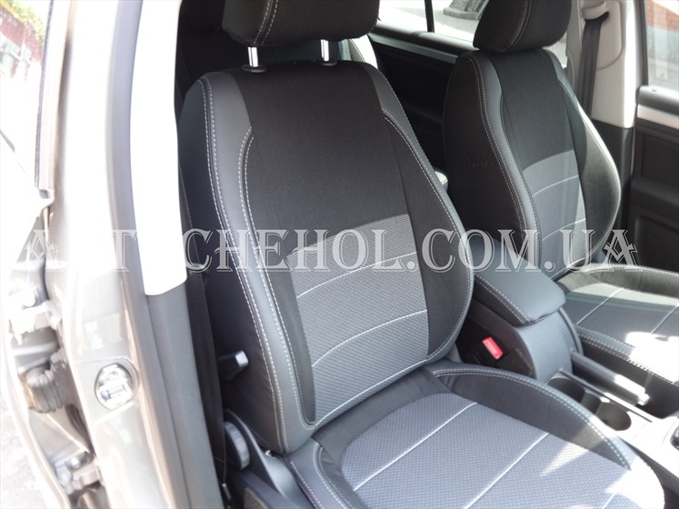 Серые авточехлы на сиденья Skoda Superb II, MW BROTHERS