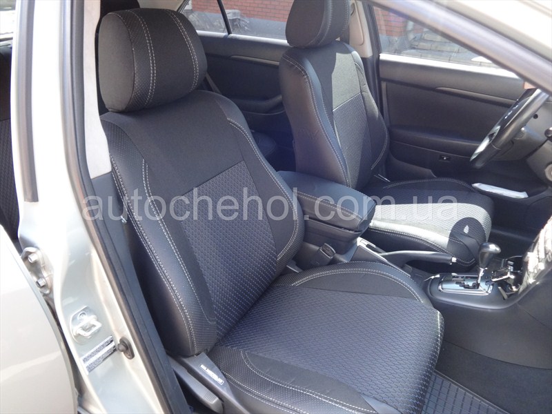 Серые чехлы на сиденья Toyota avensis II, Premium Style MW_BROTHERS