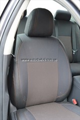 Серо-бежевые авточехлы на Toyota Corola 2007-2013. MW BROTHERS