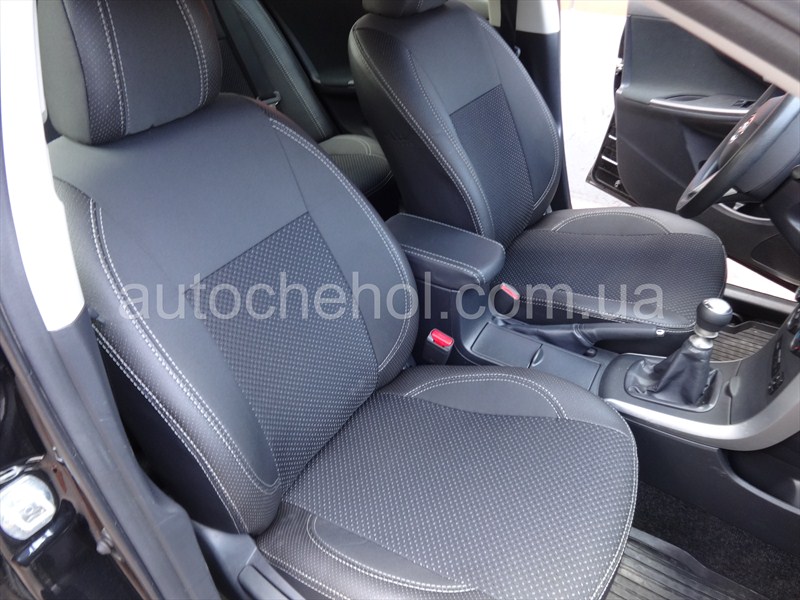качественные серые авточехлы на сиденья Toyota Corola 2007-2013.Premium Style MW BROTHERS