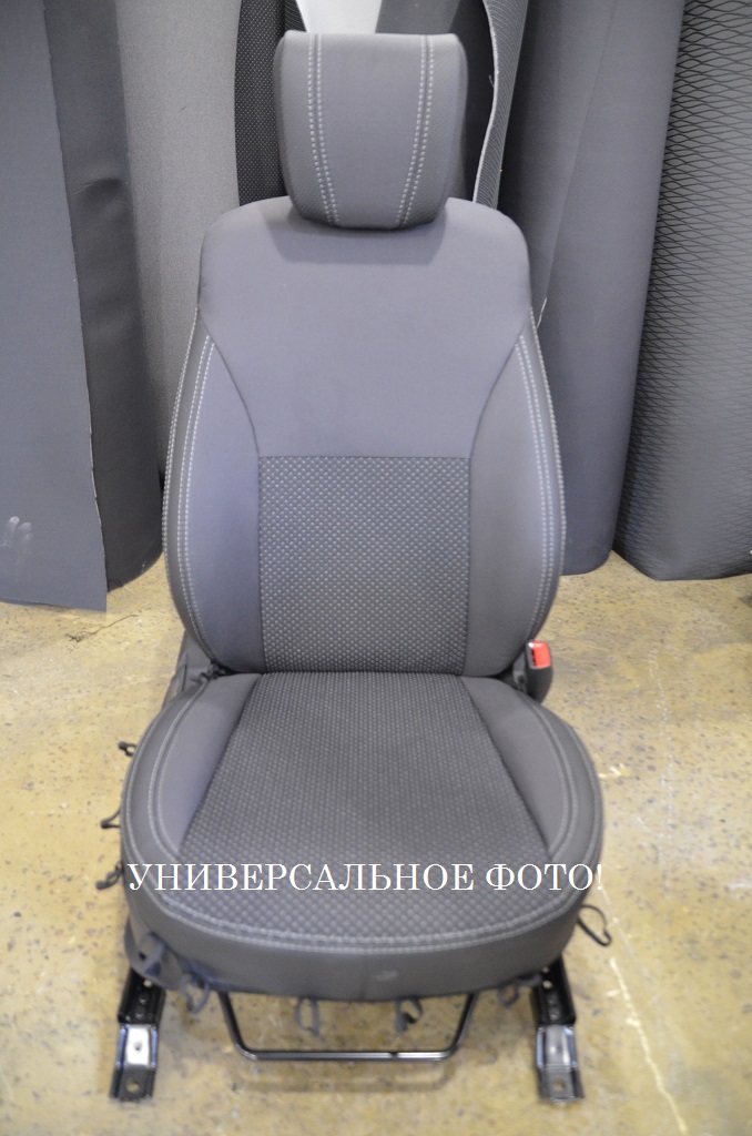 Серые авточехлы Toyota Highlander, MW BROTHERS