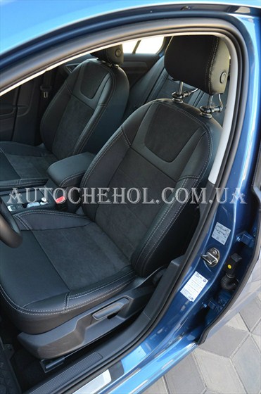 Качественные автомобильные чехлы на сиденья VW Golf 7 trendline, leather style