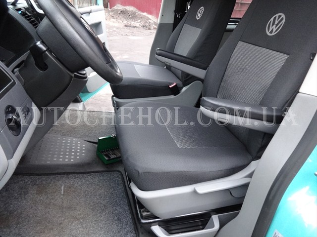 Автомобильные чехлы на сиденья VW T5 1+1, производитель престиж