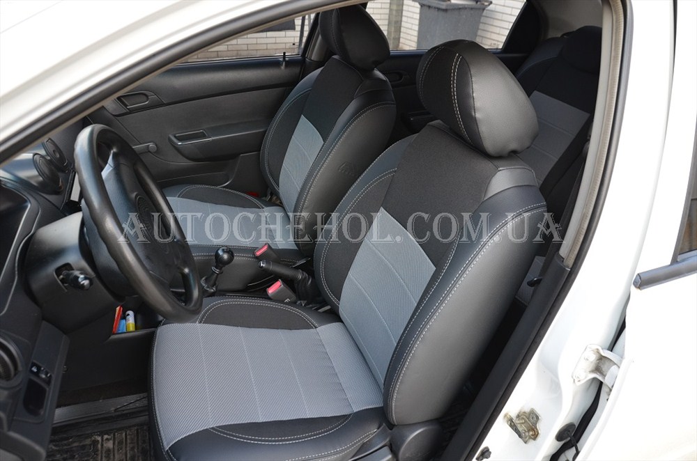 Качественные автомобильные чехлы на сиденья Zaz Vida 2012, Premium style