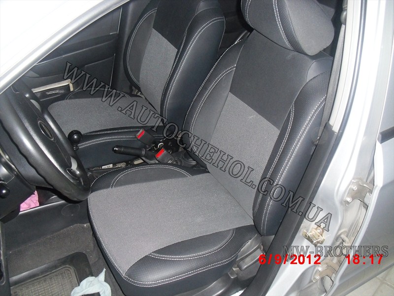 Чехлы на сиденья Chevrolet Aveo II марки MW_BROTHERS