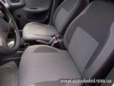 Автомобильные чехлы на Daewoo lanos, серого цвета