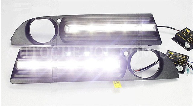 Ходовые огни на BMW 5 E 60, дополнительные огни на BMW E 60