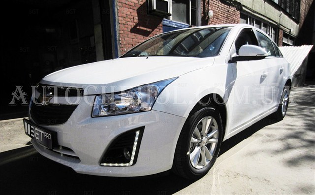 Ходовые огни на Chevrolet Cruze 2013, дополнительные огни на Chevrolet Cruze 2013