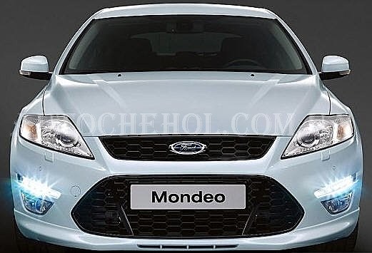 Ходовые огни на Ford Mondeo 2011 - 2013, дополнительные огни на ford mondeo 2011