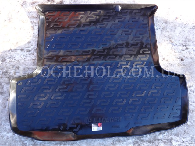 Черный качественный коврик в багажник Fiat Linea 2007, Lada Locker