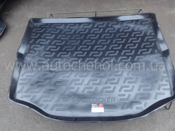 Черный качественный коврик в багажник Toyota RAV 4 2012 - 2013 