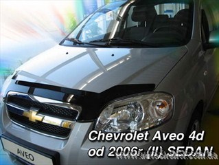 Мухобойка на Chevrolet Aveo, дефлектор капота, Team Heko, Польша