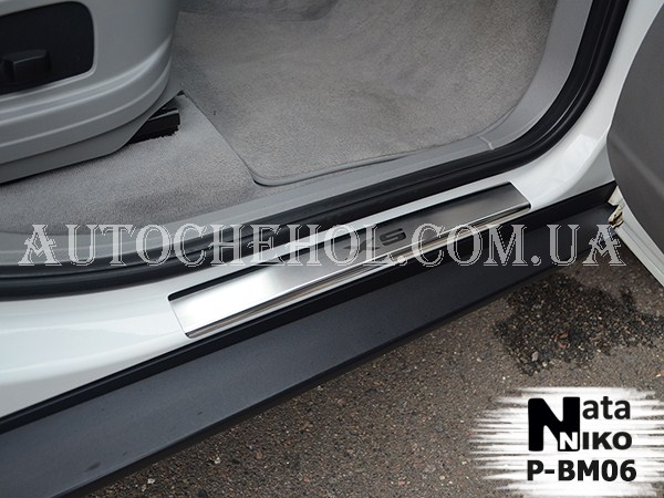 Накладка на пороги BMW X5, premium, 4 штуки