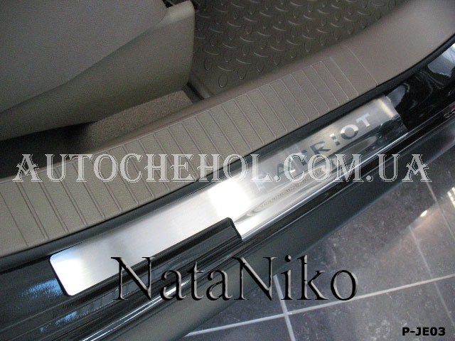 Накладка на пороги Jeep Patriot 2007, premium, 4 штуки