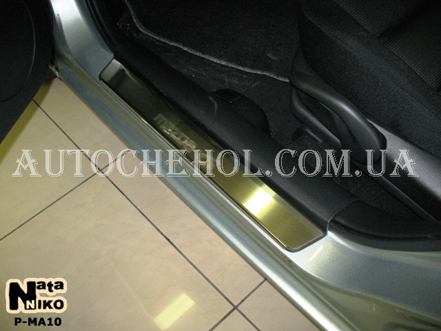 Накладка на пороги Mazda 6 2002, premium, 4 штуки