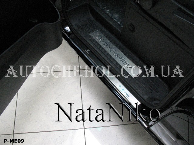 Накладка на пороги Mercedes Vito 2004, premium, 2 штуки