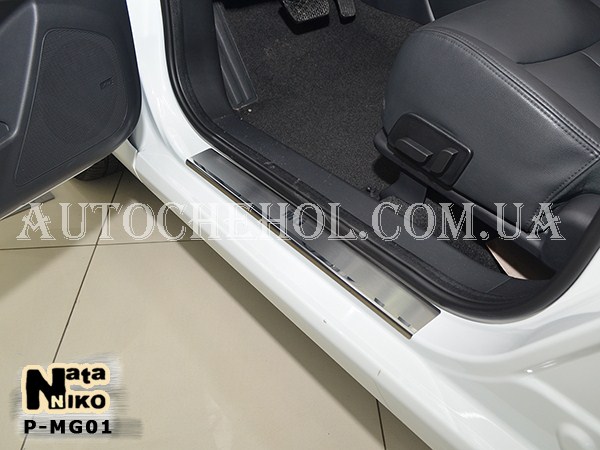 Накладка на пороги MG 350, premium, 4 штуки