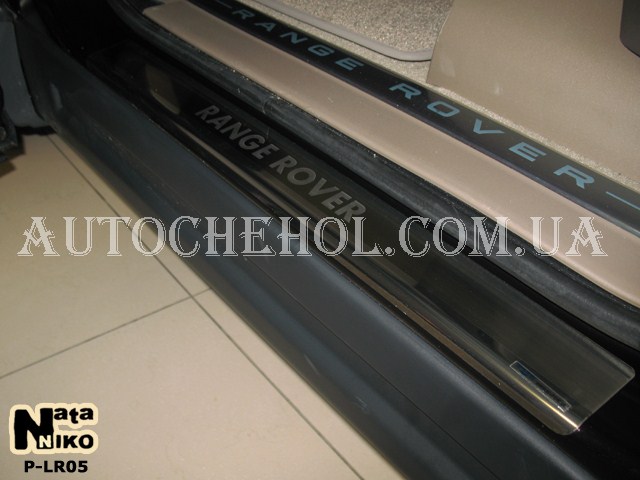 Накладка на пороги Range Rover Sport, premium, 4 штуки