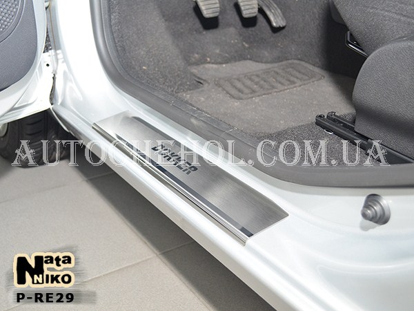 Накладка на пороги Renault Dokker, premium, 4 штуки