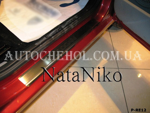 Накладка на пороги Renault Logan 2010, premium, 4 штуки