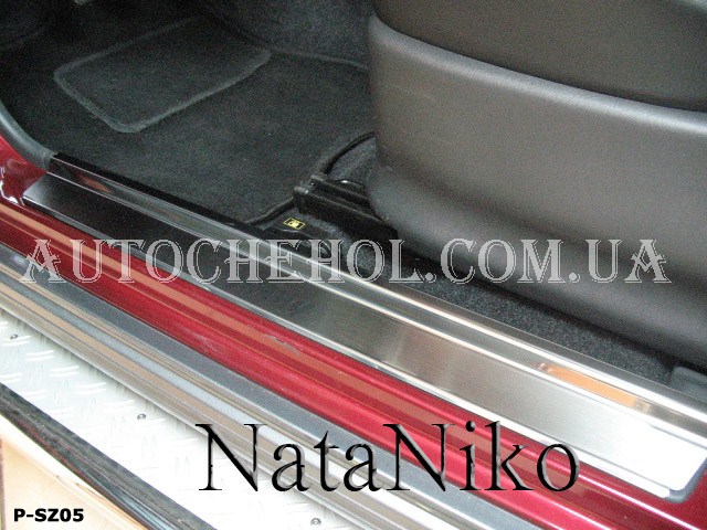 Накладка на пороги Suzuki Jimny 1998, premium, 2 штуки