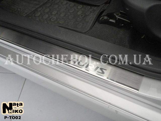 Накладка на пороги Toyota Auris, premium, 4 штуки