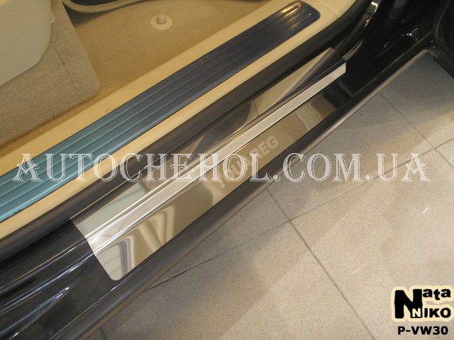 Накладка на пороги Volkswagen Toureg, premium, 4 штуки
