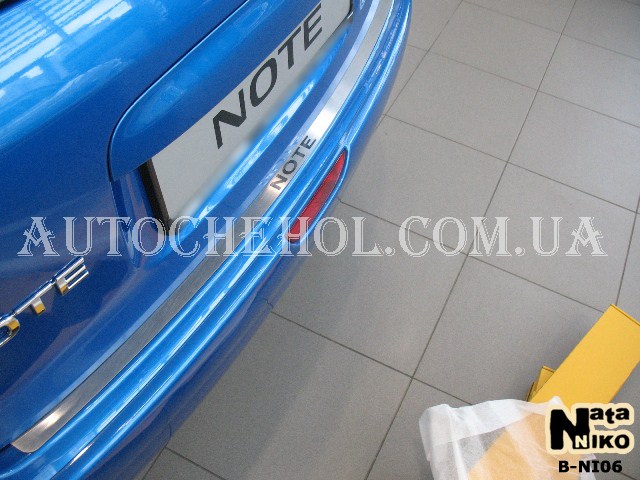 Накладка на бампер Nissan Note