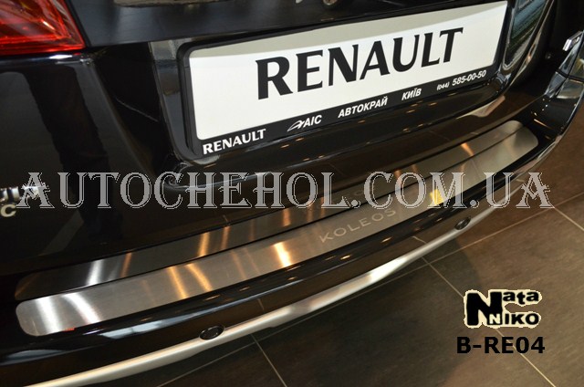 Накладка на бампер Renault Koleos