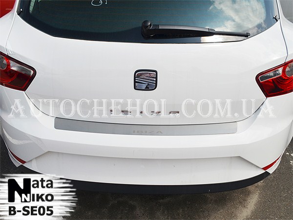Накладка на бампер Seat Ibiza