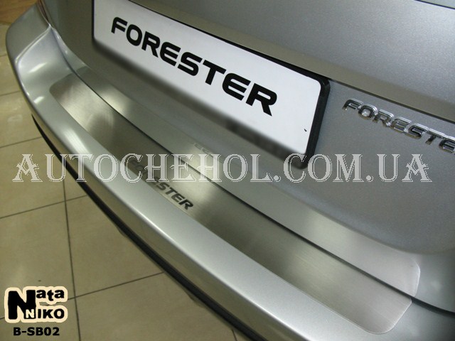 Накладка на бампер Subary Forester 2008