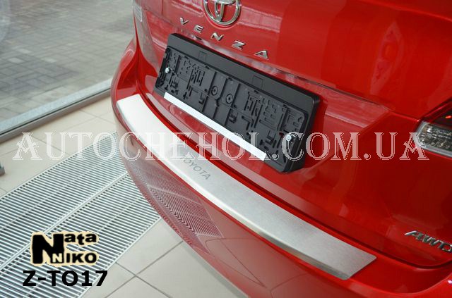 Накладка на бампер с загибом Toyota Venza