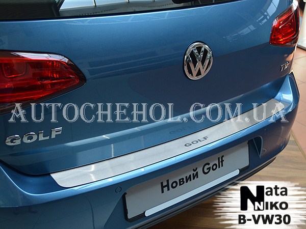 Накладка на бампер Volkswagen Golf 7
