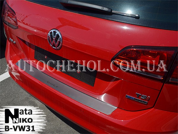 Накладка на бампер Volkswagen Golf 7 Combi