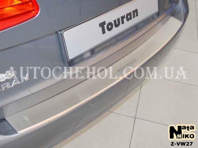 Накладка на бампер с загибом Volkswagen Touran