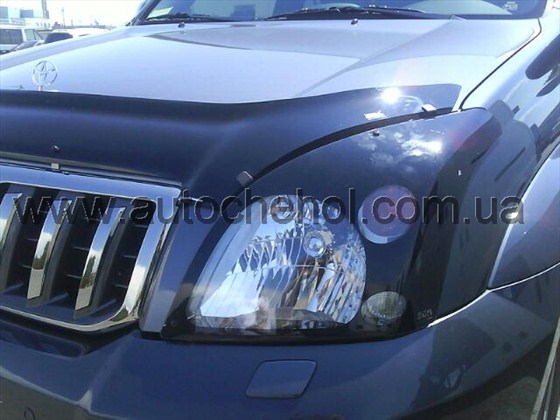 Прозрачная защита на фары TOYOTA land cruiser prado 120