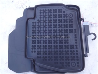 Качественные черные резиновые коврики на Ford Mondeo 2008, Резовпласт