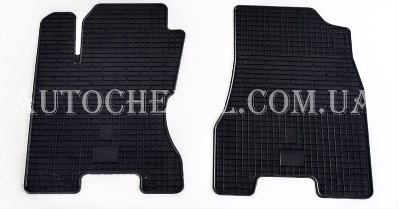 Качественные резиновые коврики в салон Nissan X-trail 2007 - 2014, Stingrey, 2 штуки