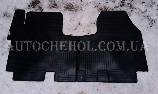 Качественные автомобильные резиновые коврики в салон Opel vivaro, польша