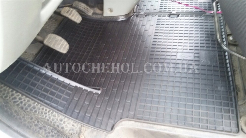 Качественные резиновые коврики в салон Opel Vivaro 2001, Stingrey, КОМПЛЕКТ, 3 Штуки