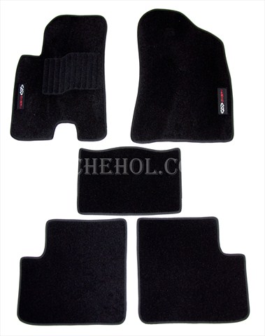 Черные качественные текстильные коврики в салон Chery Tiggo 2006-2013, Beltex