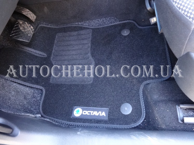 Качественные текстильные коврики в салон Skoda A7, Beltex
